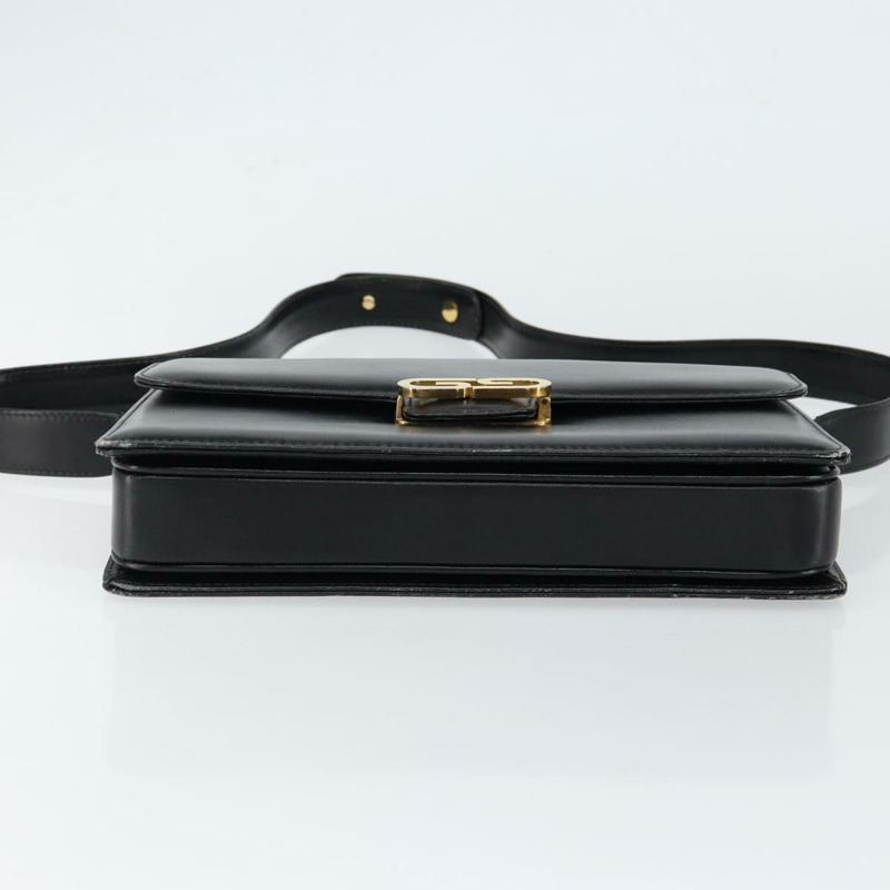 【日本直送】GUCCI 黑色金色皮革單肩包 正品 ep11506-4