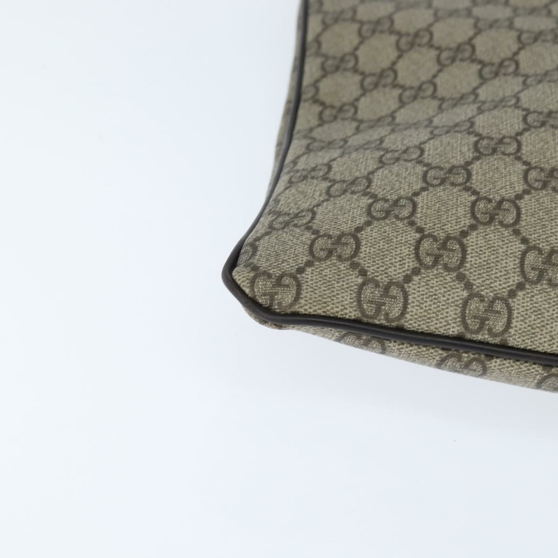 【日本直送】GUCCI GG Supreme 單肩包 PVC 米色 金色 201446 正品 148846-8