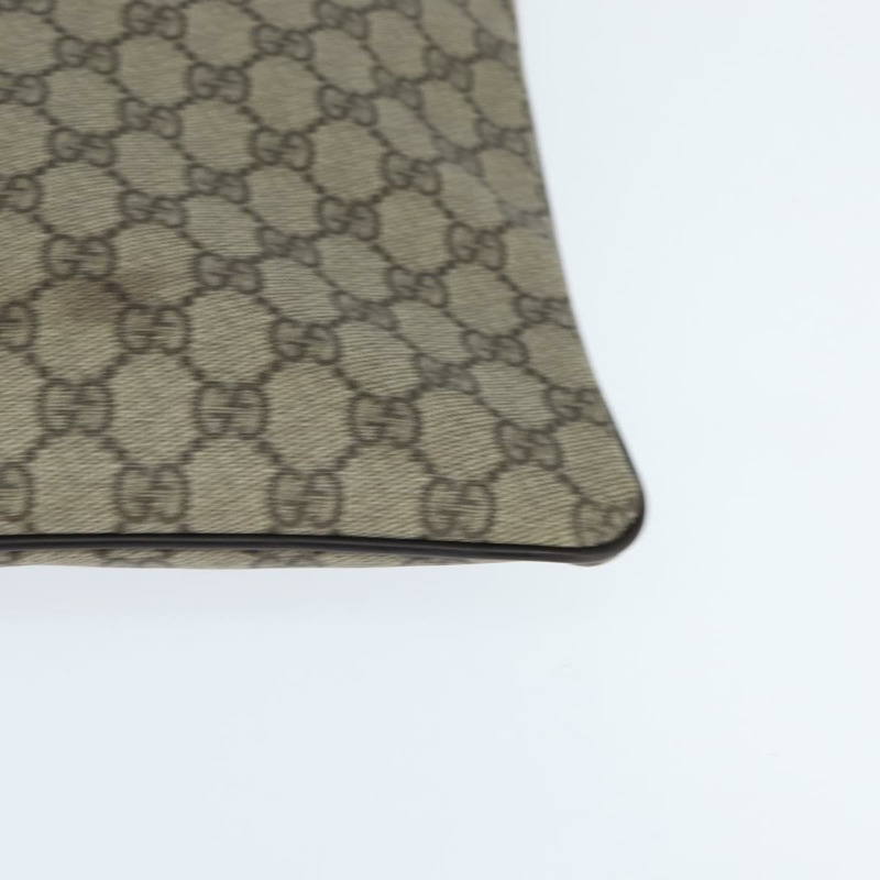 【日本直送】GUCCI GG Supreme 單肩包 PVC 米色 金色 201446 正品 148846-13