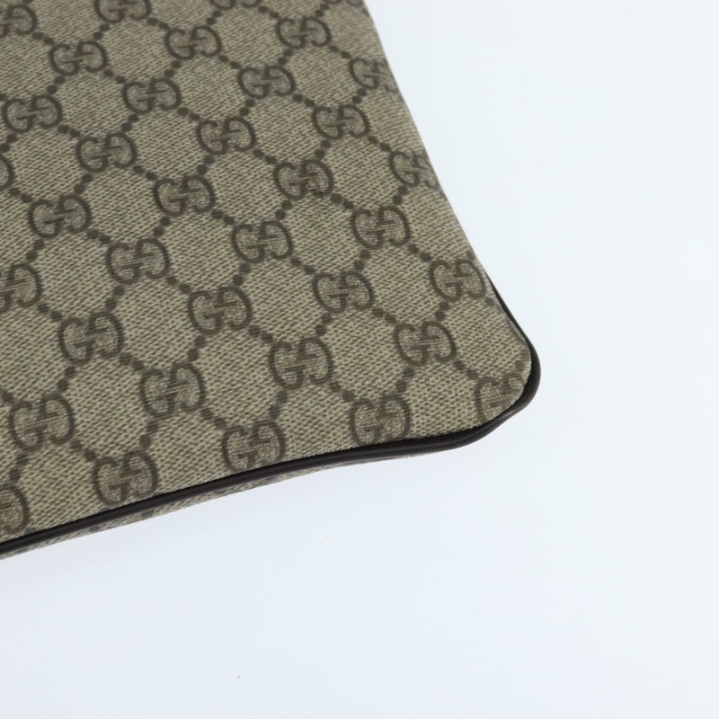 【日本直送】GUCCI GG Supreme 單肩包 PVC 米色 金色 201446 正品 148846-15