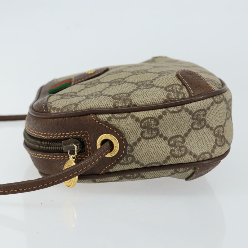 【日本直送】GUCCI GG Supreme Web Sherry Line 手提包 PVC 米色 紅色 156 02 066 正品 150544-3