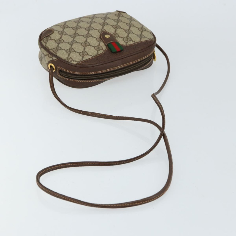 【日本直送】GUCCI GG Supreme Web Sherry Line 手提包 PVC 米色 紅色 156 02 066 正品 150544-6