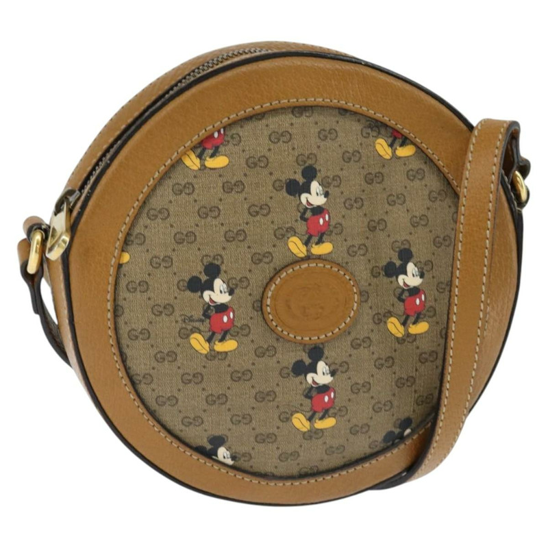 【日本直送】GUCCI Micro GG Supreme Disney 聯名手提包 PVC 米色 603938 正品 150614-0