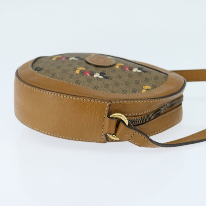 【日本直送】GUCCI Micro GG Supreme Disney 聯名手提包 PVC 米色 603938 正品 150614-2