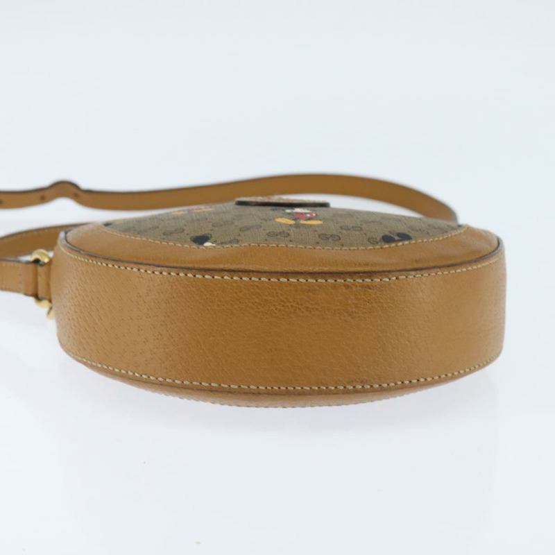 【日本直送】GUCCI Micro GG Supreme Disney 聯名手提包 PVC 米色 603938 正品 150614-4