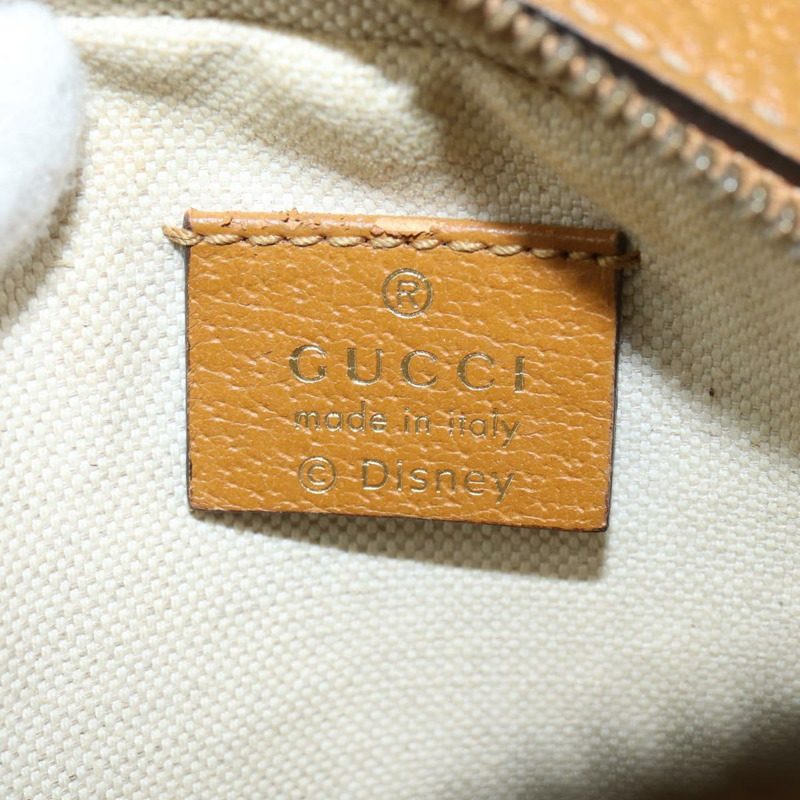 【日本直送】GUCCI Micro GG Supreme Disney 聯名手提包 PVC 米色 603938 正品 150614-16