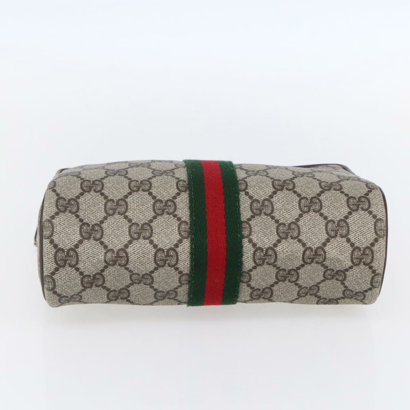 【日本直送】GUCCI GG Supreme Web Sherry Line 手提包 PVC 米色 紅色 32 014 3553 正品 BA7458-5