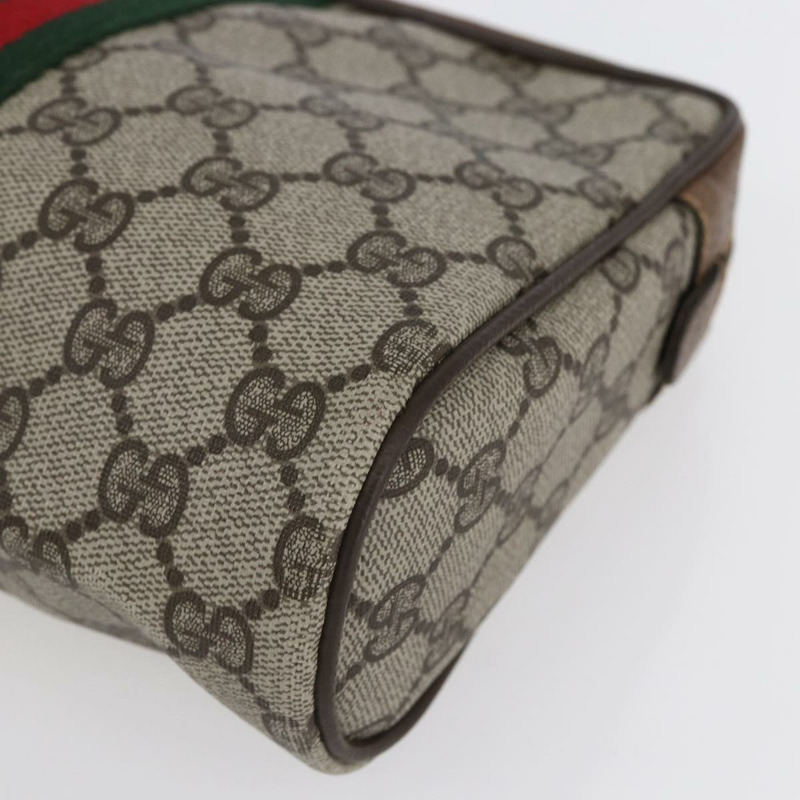 【日本直送】GUCCI GG Supreme Web Sherry Line 手提包 PVC 米色 紅色 32 014 3553 正品 BA7458-6