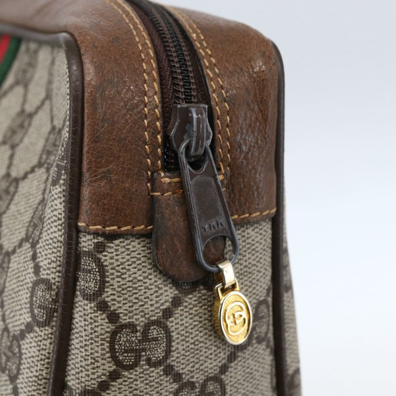 【日本直送】GUCCI GG Supreme Web Sherry Line 手提包 PVC 米色 紅色 32 014 3553 正品 BA7458-7