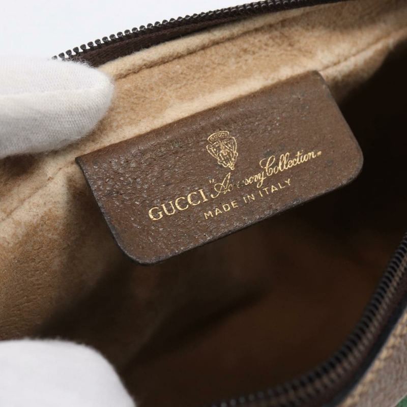 【日本直送】GUCCI GG Supreme Web Sherry Line 手提包 PVC 米色 紅色 32 014 3553 正品 BA7458-8