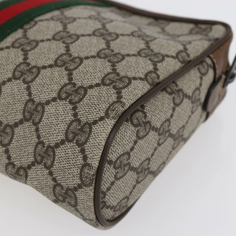 【日本直送】GUCCI GG Supreme Web Sherry Line 手提包 PVC 米色 紅色 32 014 3553 正品 BA7458-14