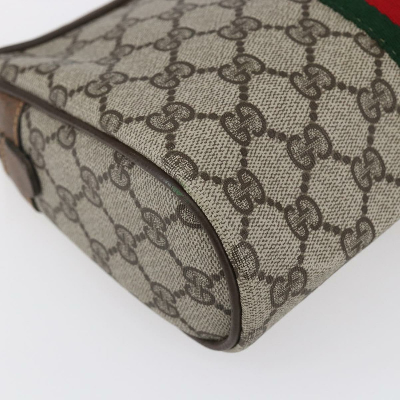 【日本直送】GUCCI GG Supreme Web Sherry Line 手提包 PVC 米色 紅色 32 014 3553 正品 BA7458-15