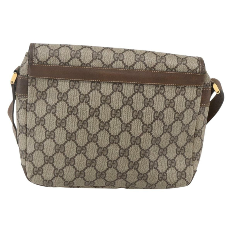 【日本直送】GUCCI GG Supreme 單肩包 PVC 皮革 米色 金色 001 106 0185 正品 ki6140-1