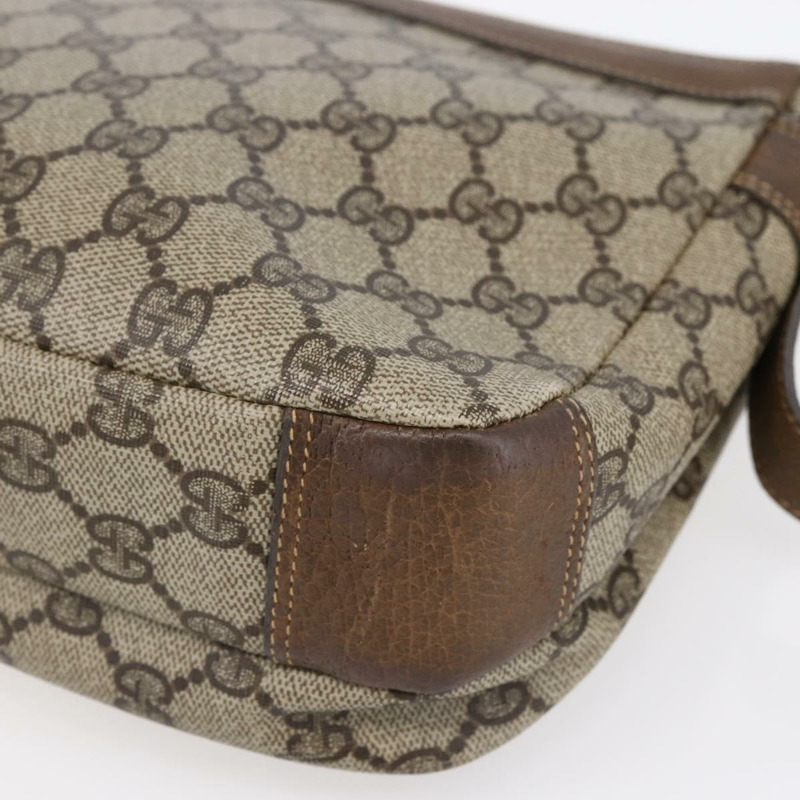 【日本直送】GUCCI GG Supreme 單肩包 PVC 皮革 米色 金色 001 106 0185 正品 ki6140-14