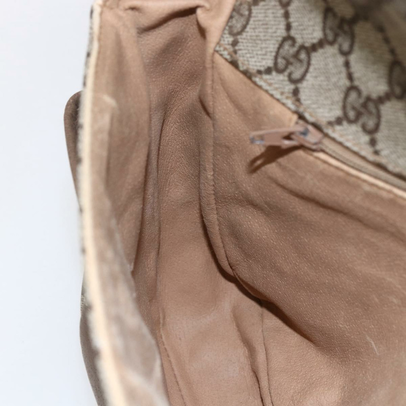 【日本直送】GUCCI GG Supreme 單肩包 PVC 皮革 米色 金色 001 106 0185 正品 ki6140-20