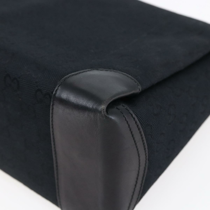 【日本直送】GUCCI GG帆布肩背包 黑色金色 正品 147856-14