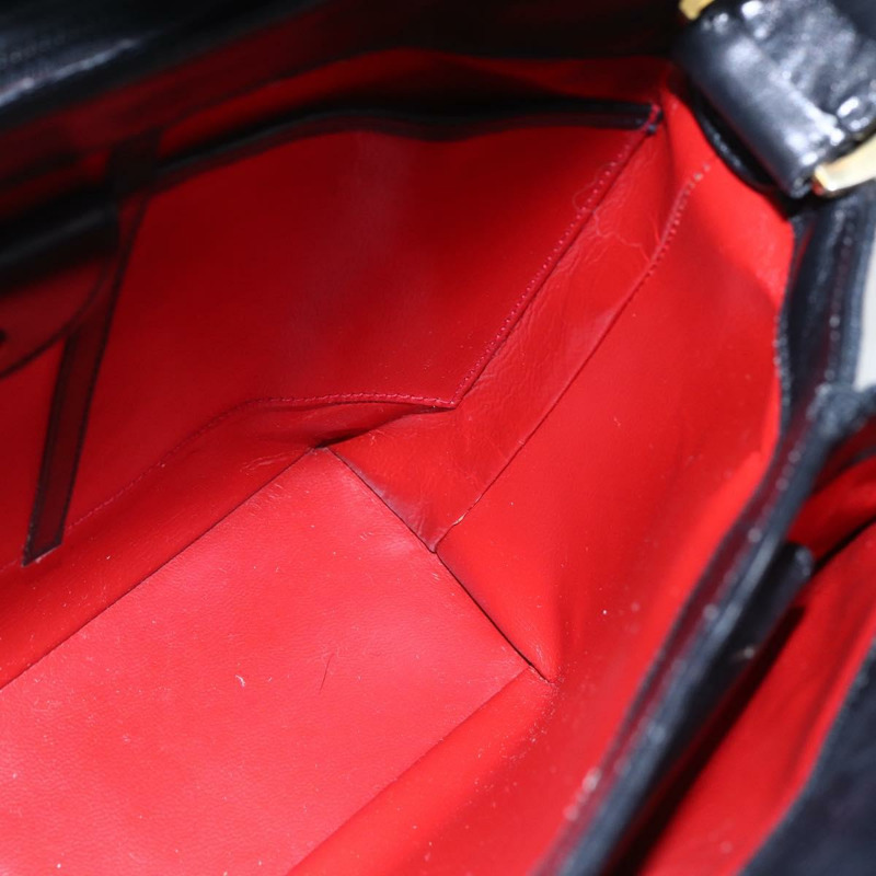 【日本直送】GUCCI GG帆布肩背包 黑色金色 正品 147856-18