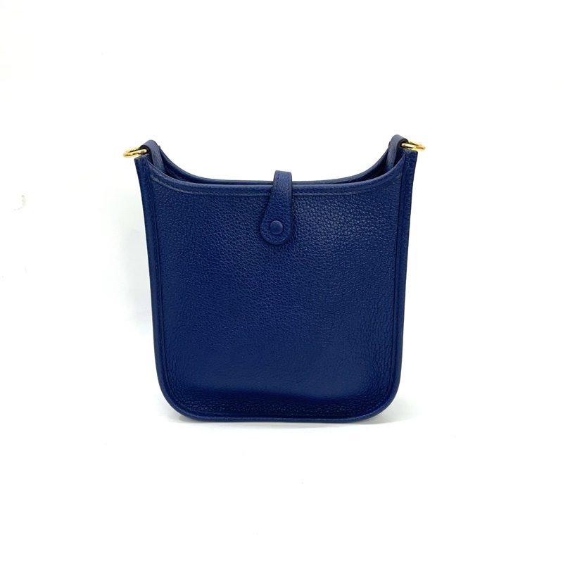 Hermes M3 blue encre TC皮Mini Evelyne-1