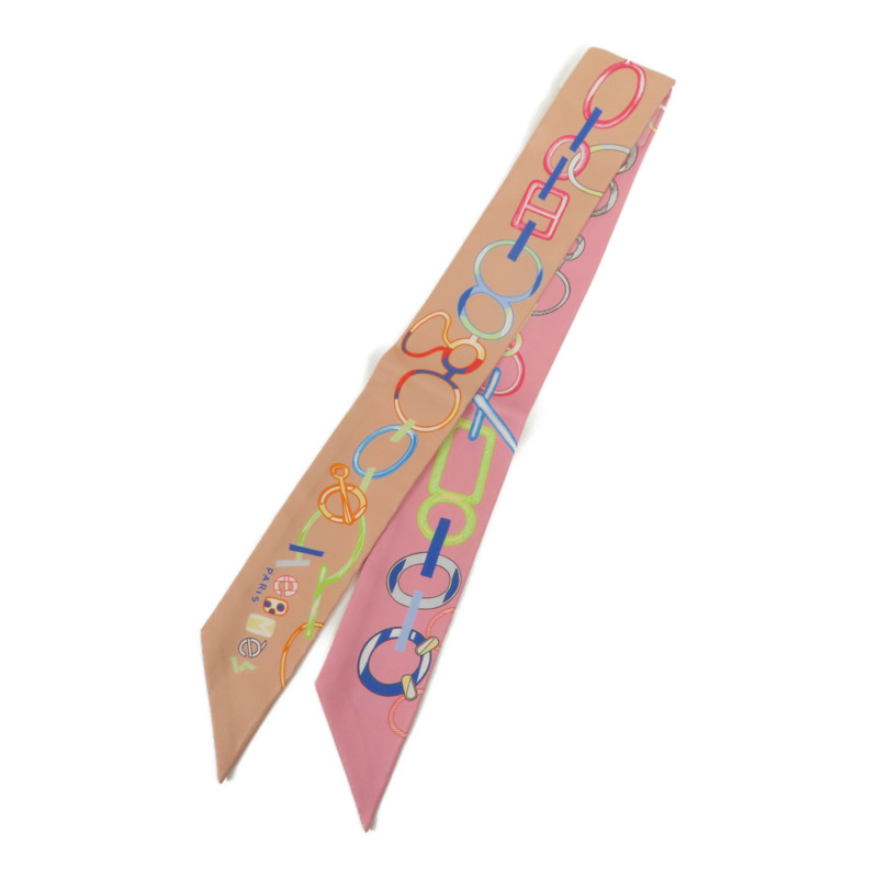 HERMES 絲質Twilly絲巾-0