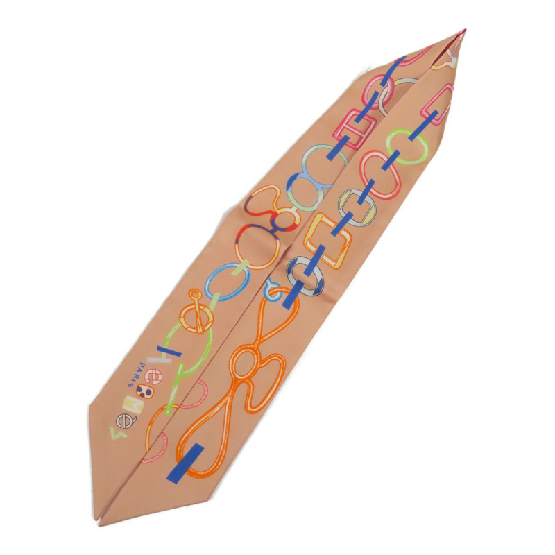 HERMES 絲質Twilly絲巾-2