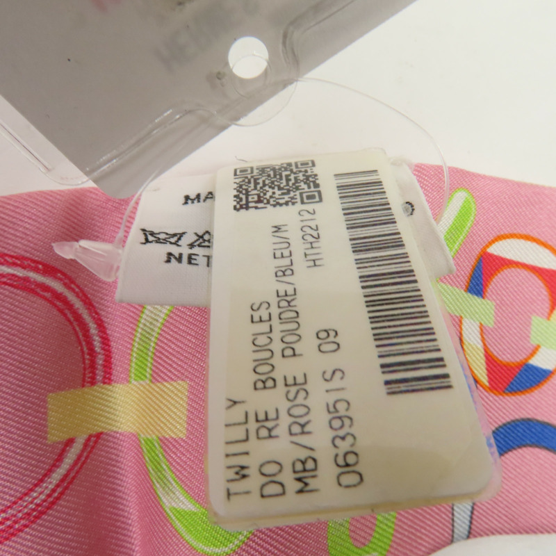 HERMES 絲質Twilly絲巾-6