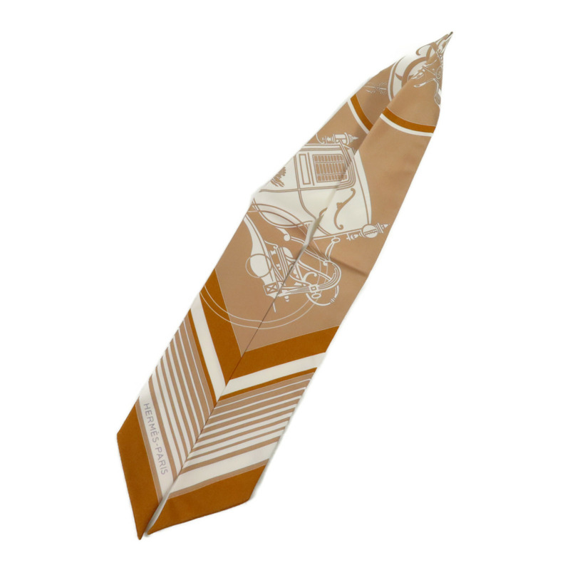 HERMES 絲質Twilly絲巾-2