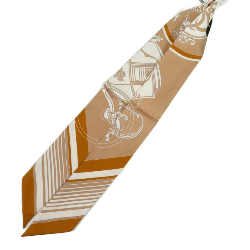 HERMES 絲質Twilly絲巾-4