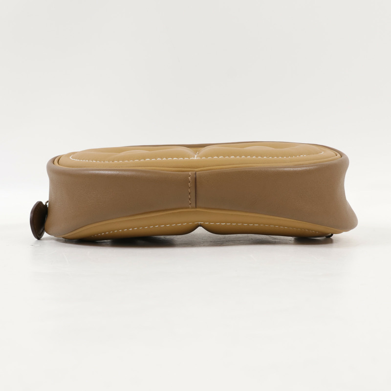 HERMES Swift皮革In the loop銀扣肩背袋Biscuit-4