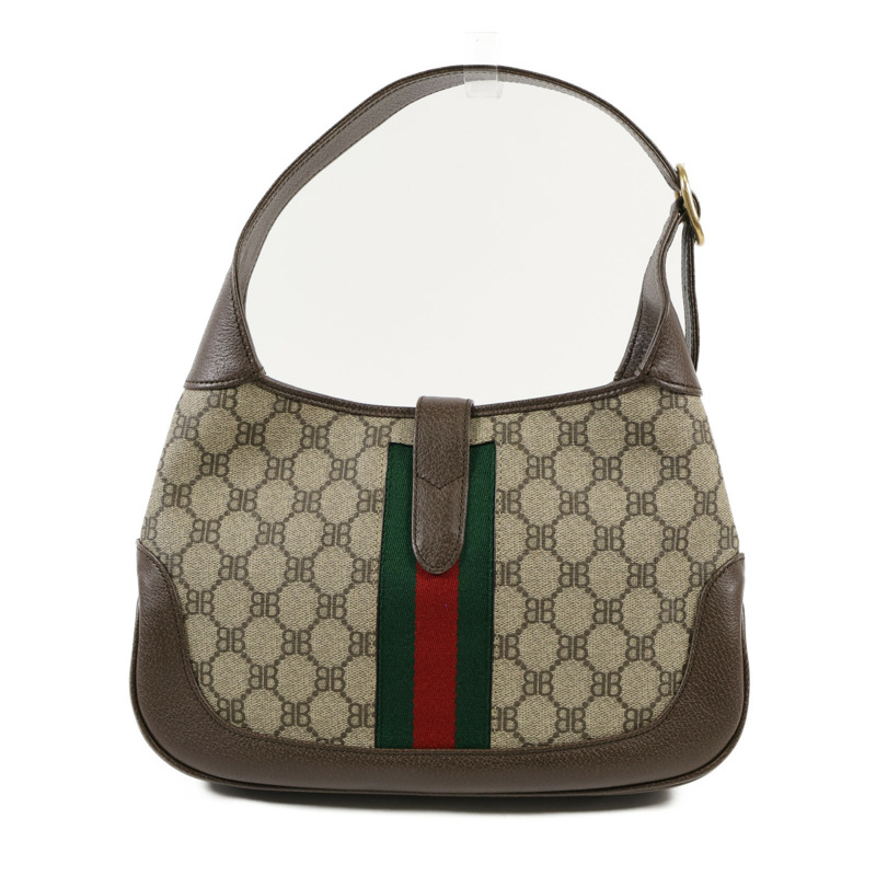 BALENCIAGA 塗層帆布Hacker Hobo Small金扣手挽袋-1