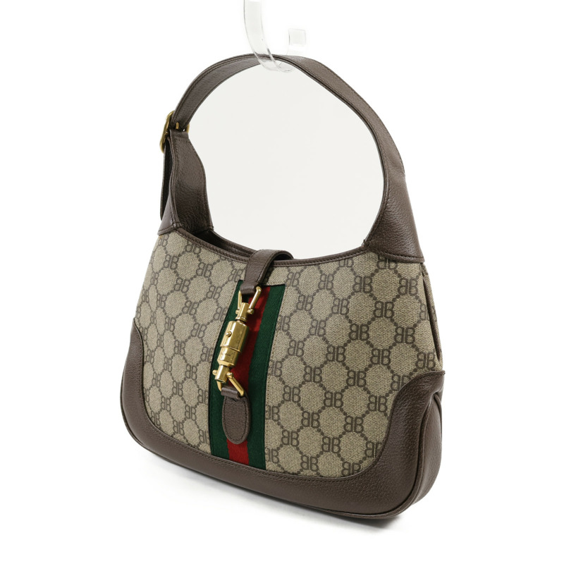 BALENCIAGA 塗層帆布Hacker Hobo Small金扣手挽袋-2