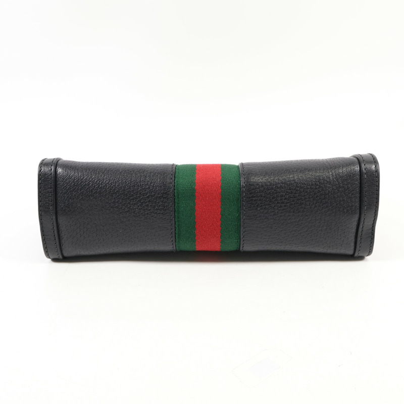 GUCCI 牛皮皮革Ophidia GG金扣鏈帶肩背袋-3