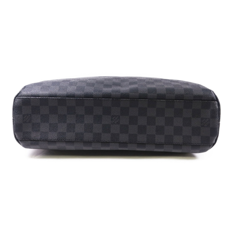 LOUIS VUITTON Damier Graphite Mick GM銀扣肩背袋-3