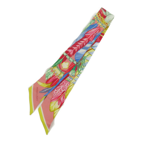 HERMES 絲質Twilly絲巾