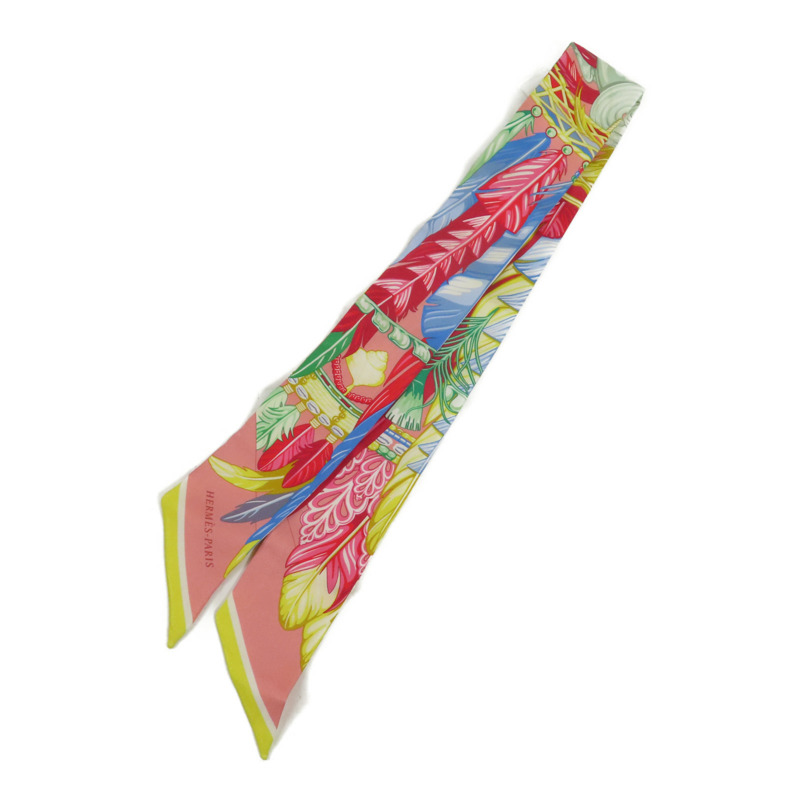 HERMES 絲質Twilly絲巾-0