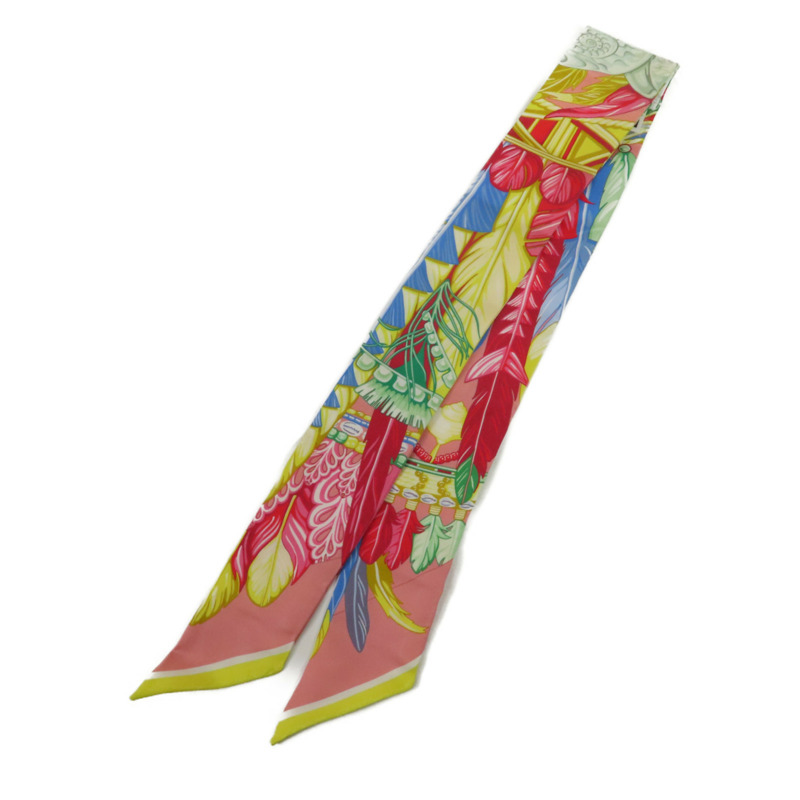 HERMES 絲質Twilly絲巾-1