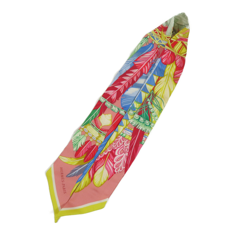 HERMES 絲質Twilly絲巾-2