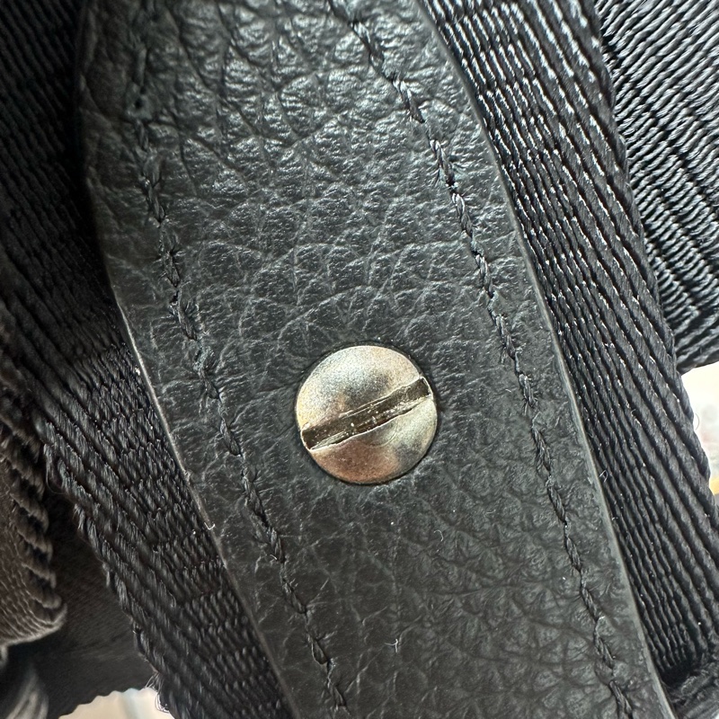 全新🔥DIOR Oblique Saddle 黑色真皮拼緹花馬鞍包 晶片款-10