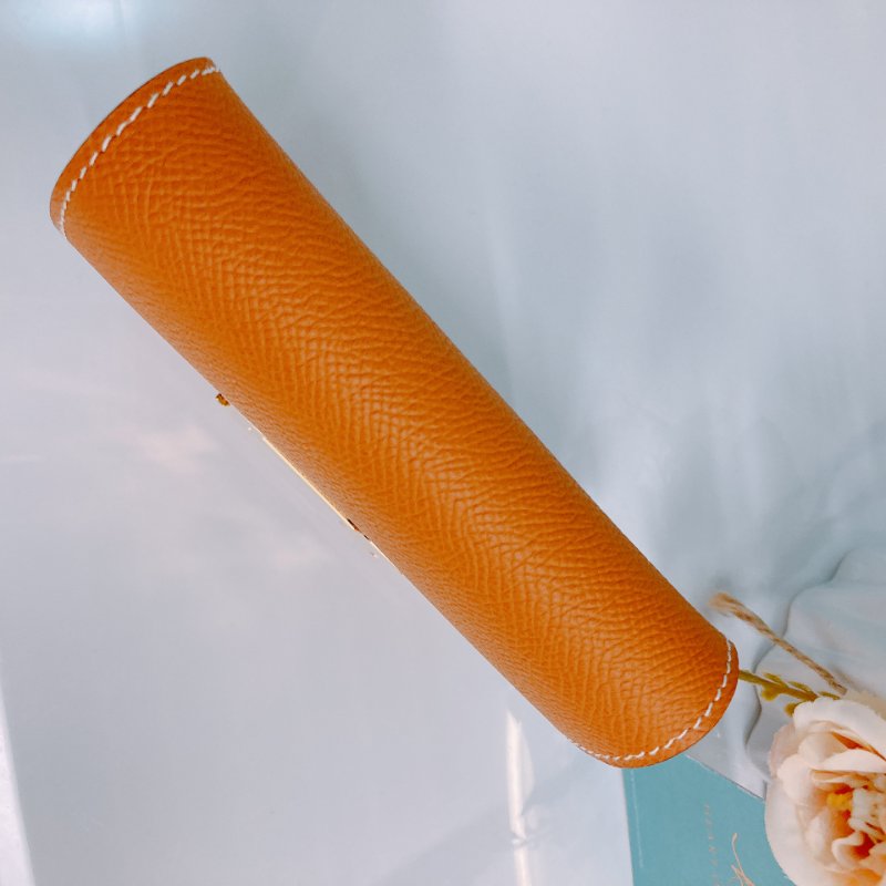 MS0375 Hermes 愛馬仕 康康 錢包 銀包 卡包 棕色 Constance Slim Wallet Epsom Gold x GHW-12