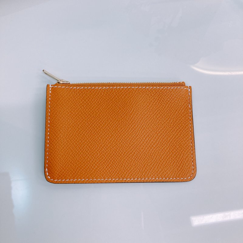 MS0375 Hermes 愛馬仕 康康 錢包 銀包 卡包 棕色 Constance Slim Wallet Epsom Gold x GHW-18