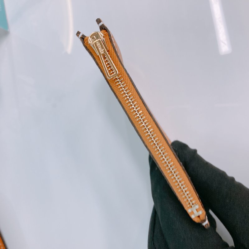 MS0375 Hermes 愛馬仕 康康 錢包 銀包 卡包 棕色 Constance Slim Wallet Epsom Gold x GHW-20