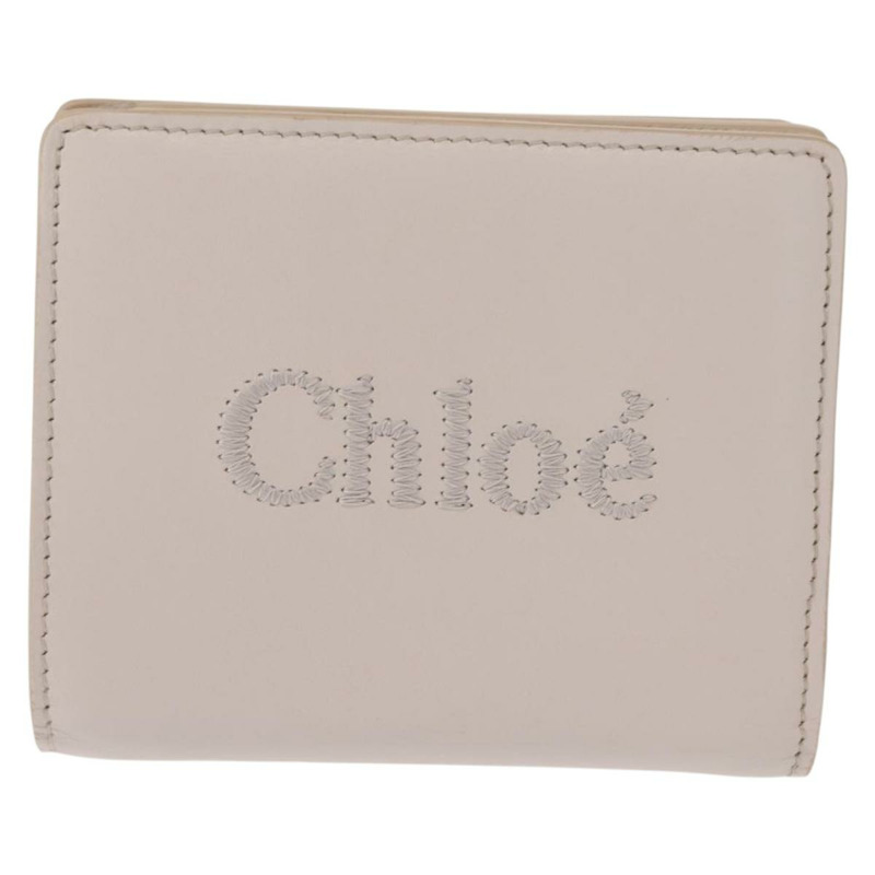 【日本直送】Chloe Sense 皮夾 皮革 象牙色 正品 148477-12