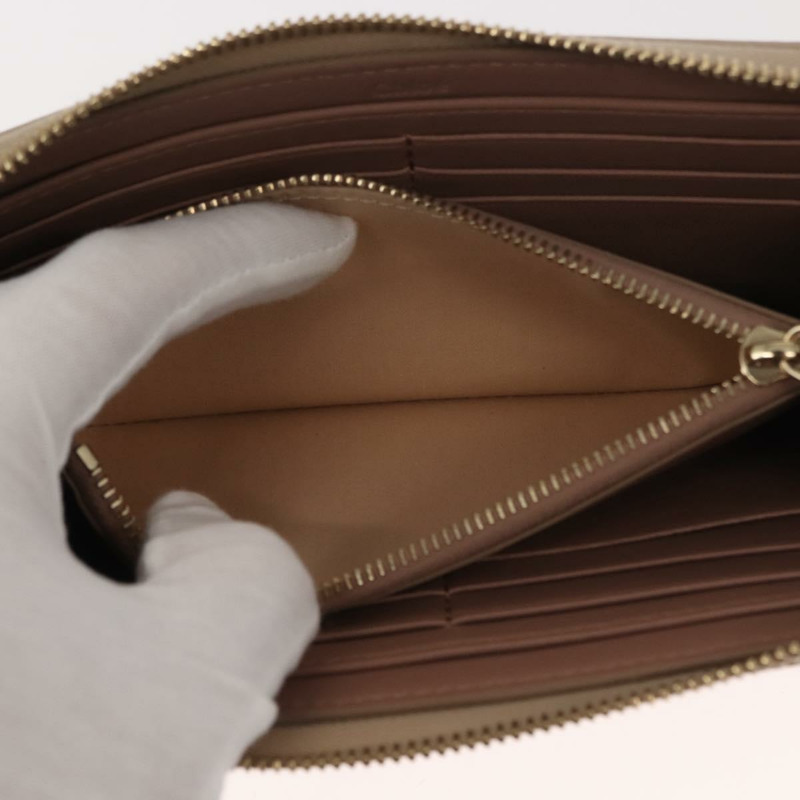 【日本直送】Chloe Sense 長版皮夾 皮革 米色 正品 148479-9