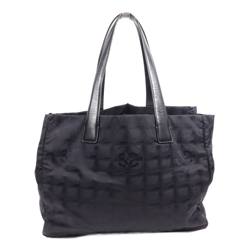 CHANEL 尼龍New Travel Line Tote金扣手挽袋-2