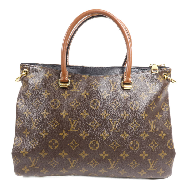 LOUIS VUITTON Monogram Palas MM金扣肩背袋-1