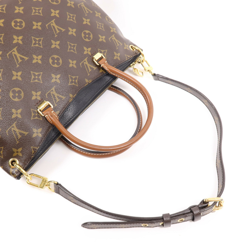 LOUIS VUITTON Monogram Palas MM金扣肩背袋-3