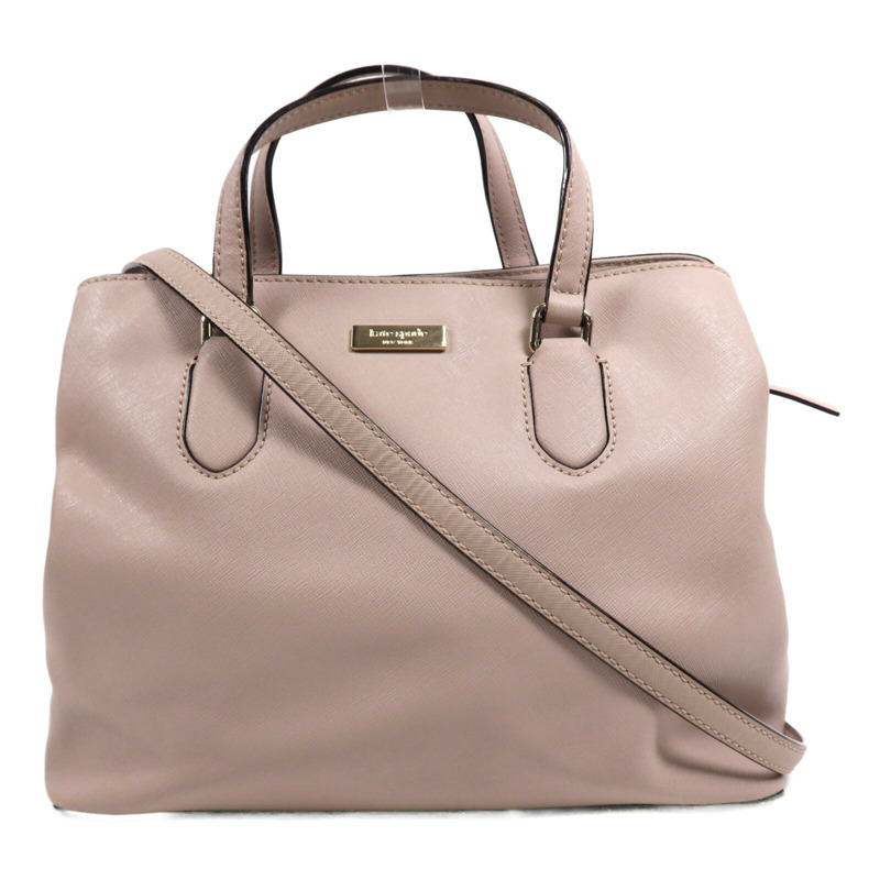 Kate Spade 牛皮皮革2 Way Shoulder Bag金扣手挽肩背兩用袋-0