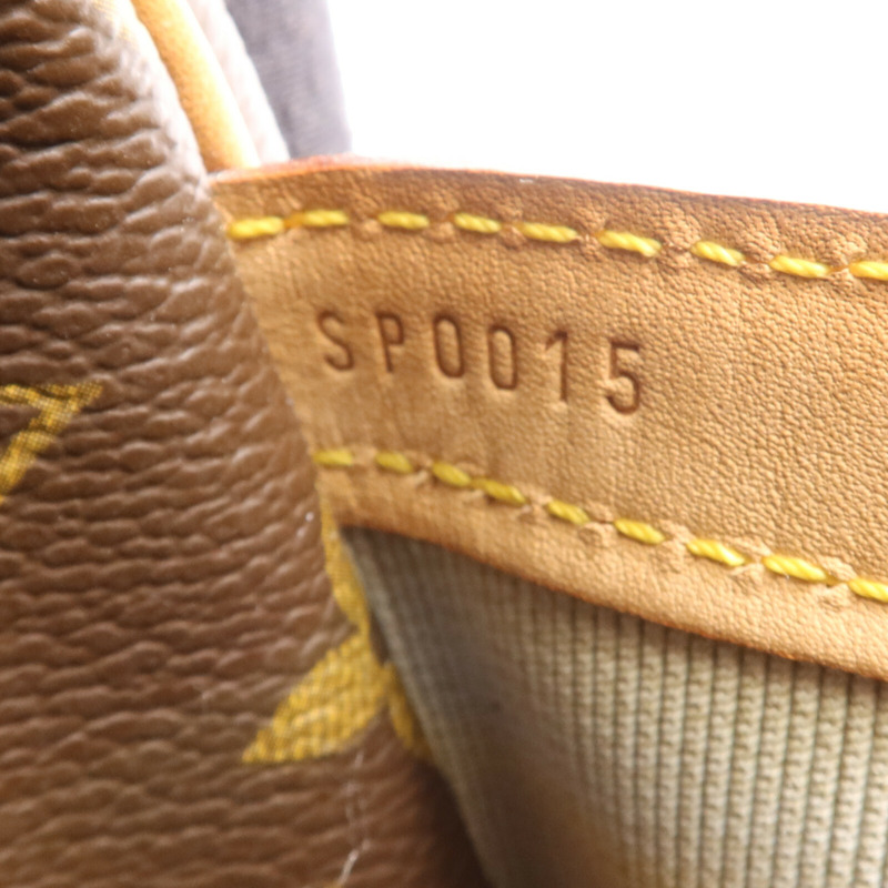 LOUIS VUITTON Monogram Reporter PM金扣肩背袋棕色-13