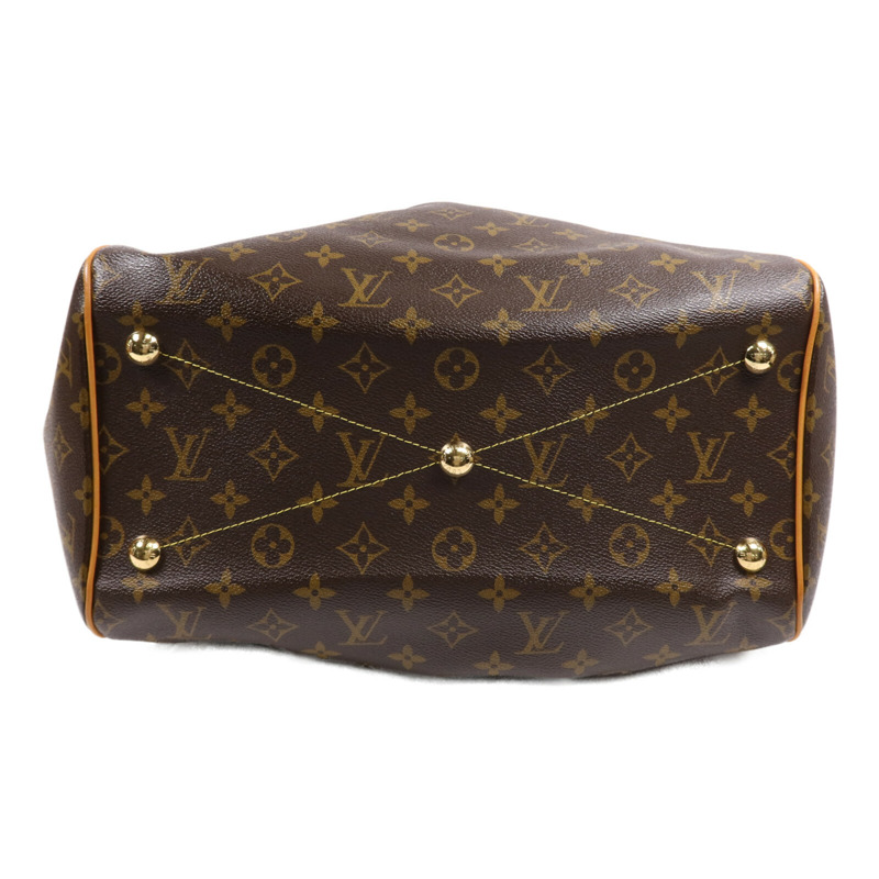 LOUIS VUITTON Monogram Tivoli GM金扣肩背袋-3