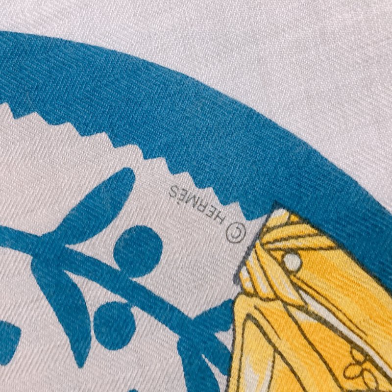 MS0376 Hermes 愛馬仕 三角巾 披肩 絲巾 山羊絨 Etriers Remix Giant Cashmere Triangle Scarf Multi Colour-8