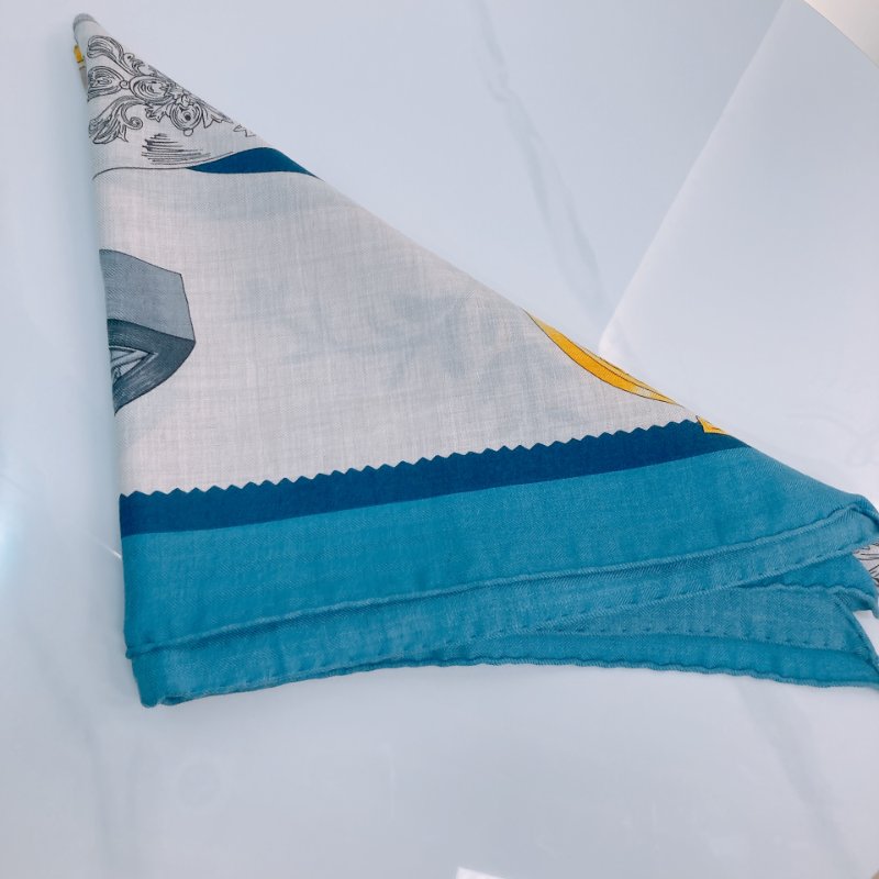 MS0376 Hermes 愛馬仕 三角巾 披肩 絲巾 山羊絨 Etriers Remix Giant Cashmere Triangle Scarf Multi Colour-9